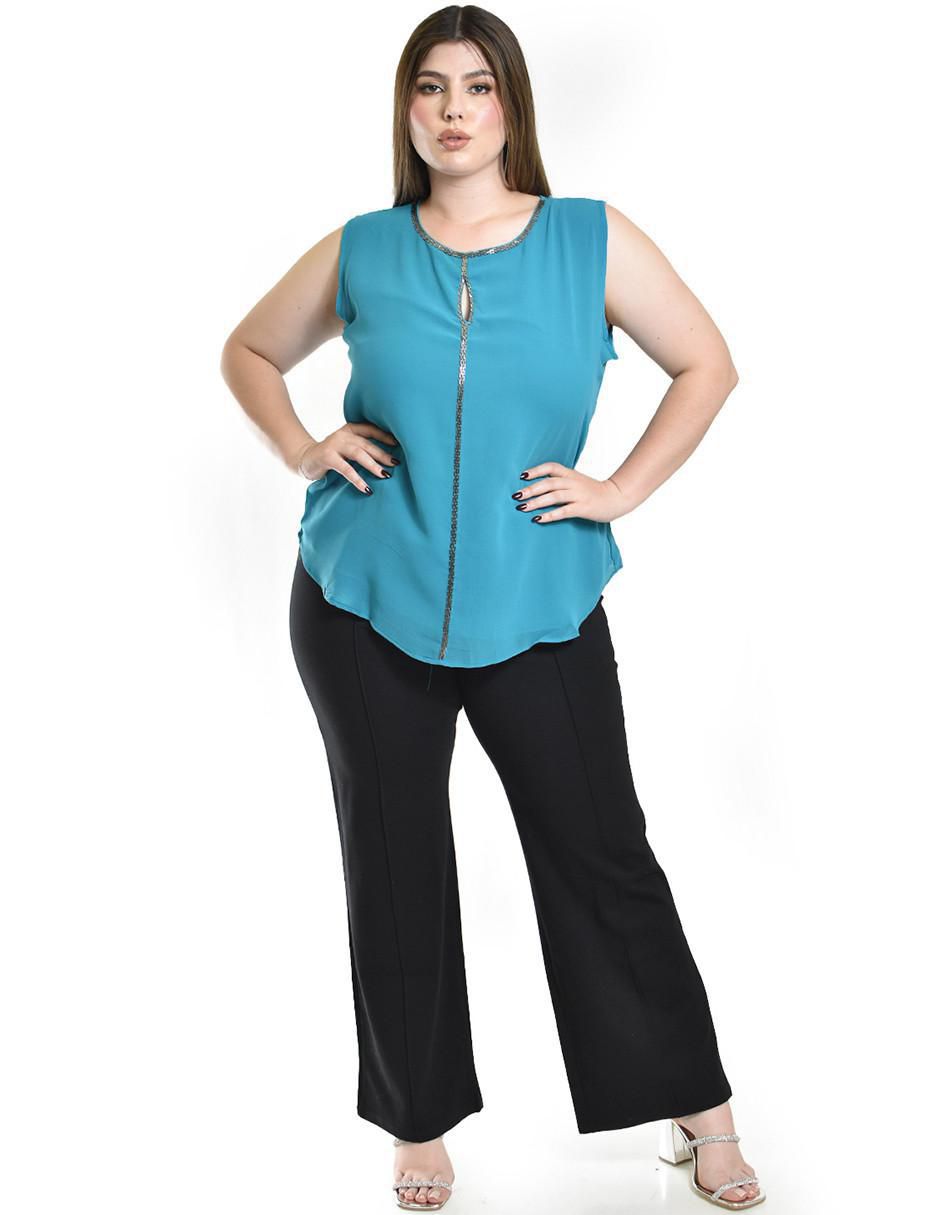 Blusa sin manga para mujer 4