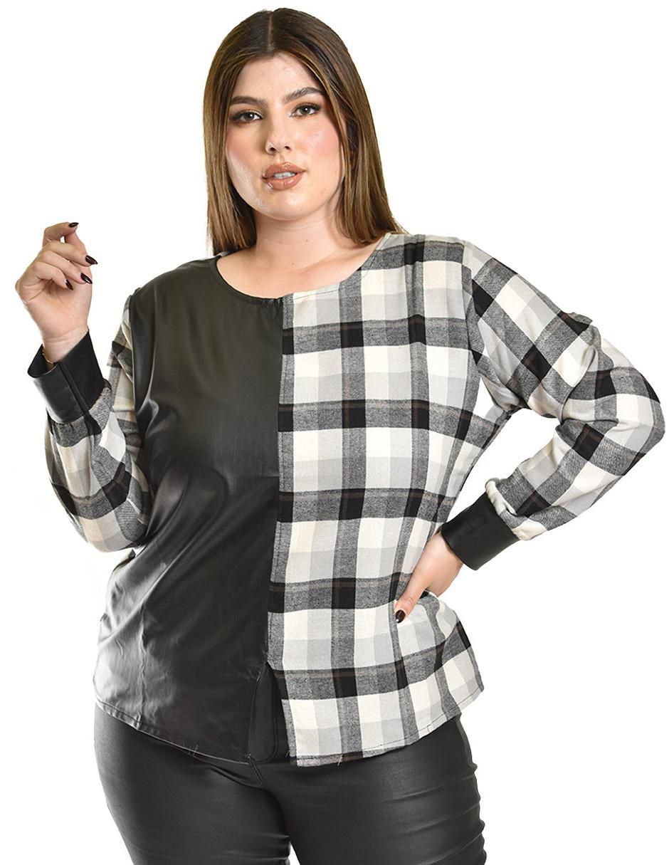 Blusa manga larga para mujer