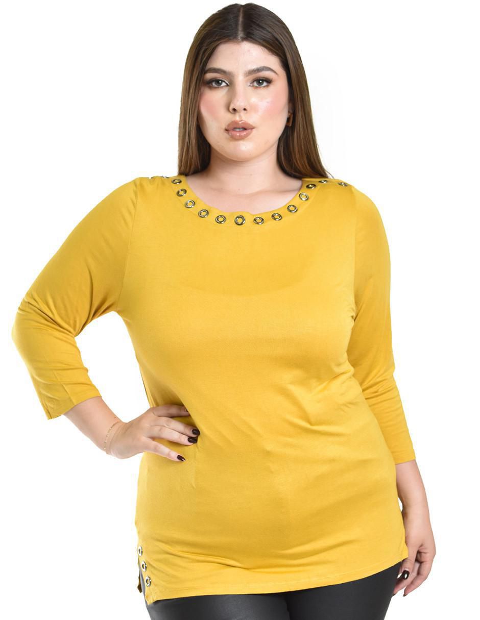 Blusa manga 3/4 para mujer