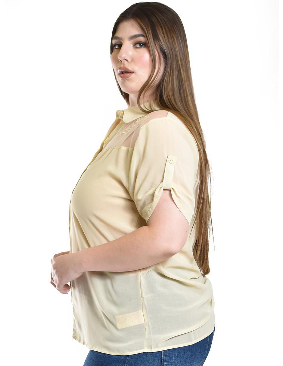 Blusa manga corta para mujer 2
