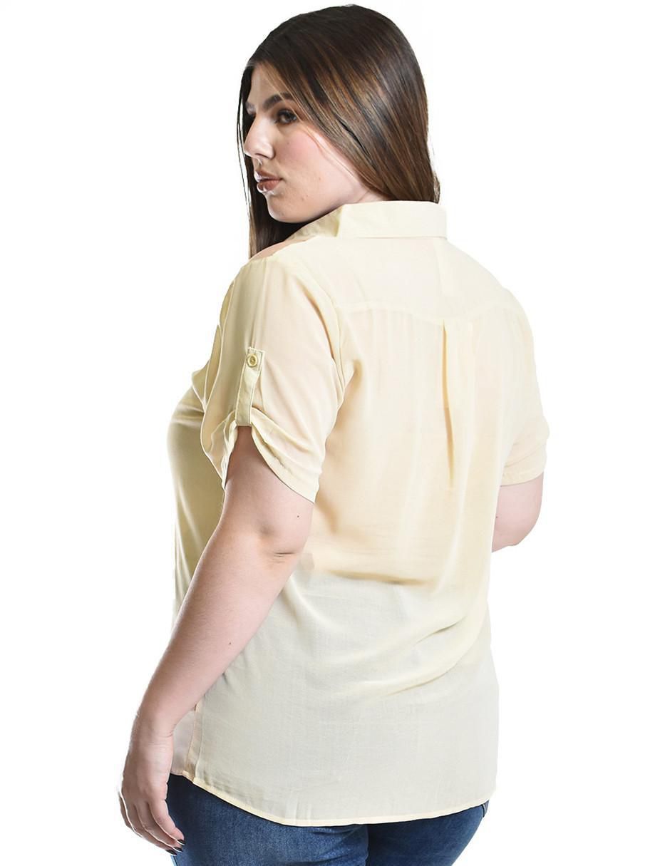 Blusa manga corta para mujer 3