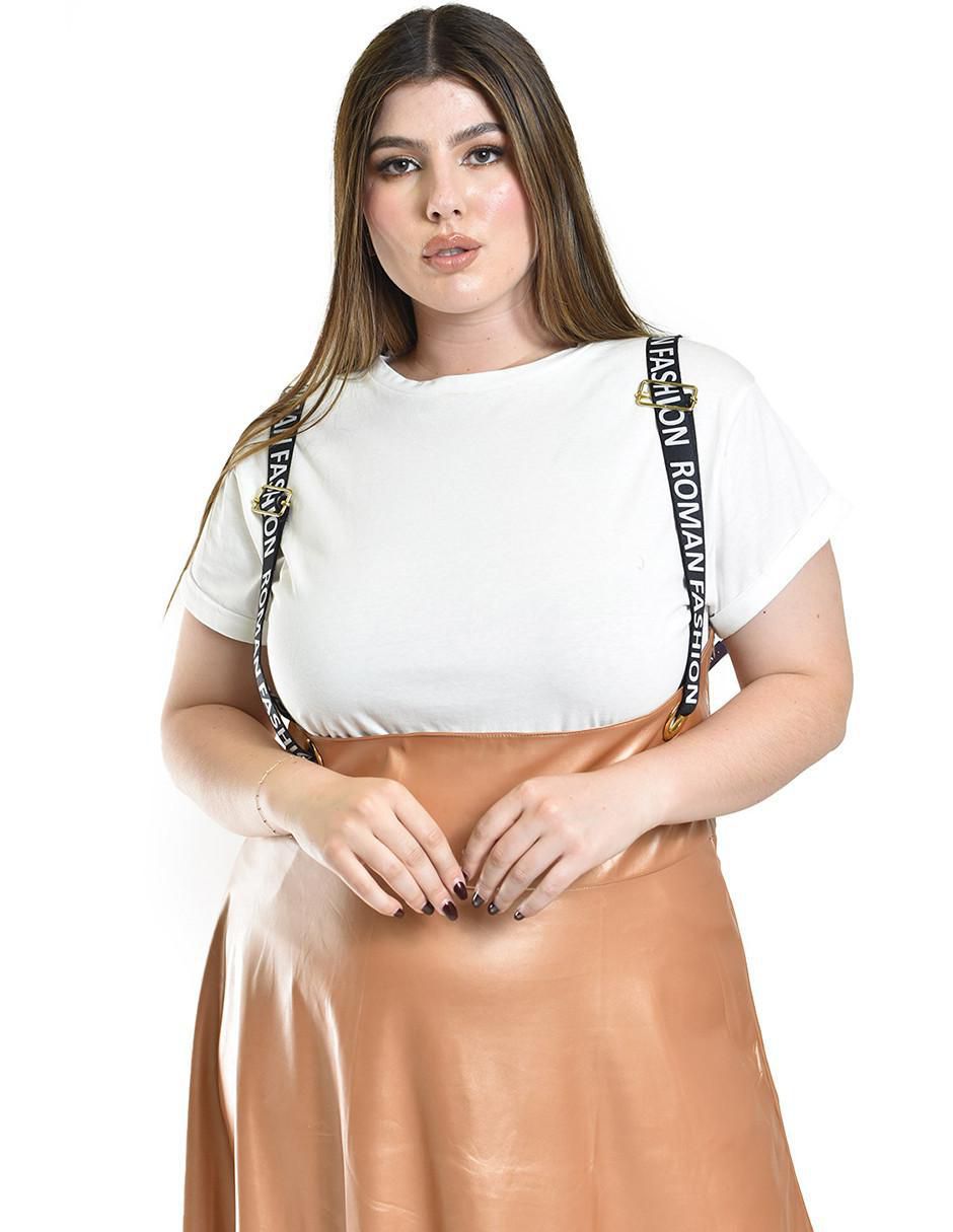 Falda midi a la cintura alta 4