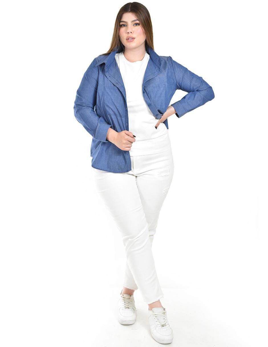 Blusa manga larga para mujer 5