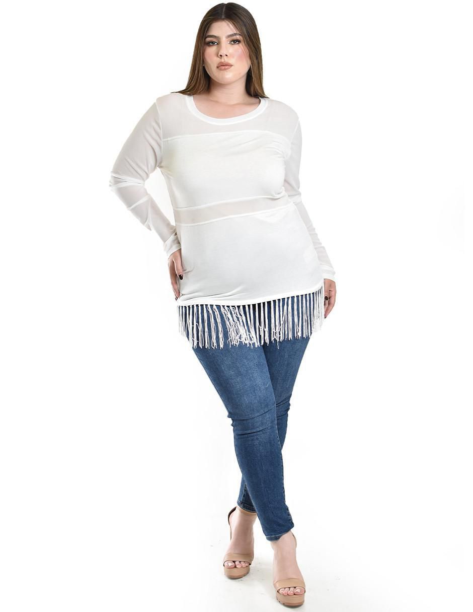 Blusa manga larga para mujer 5