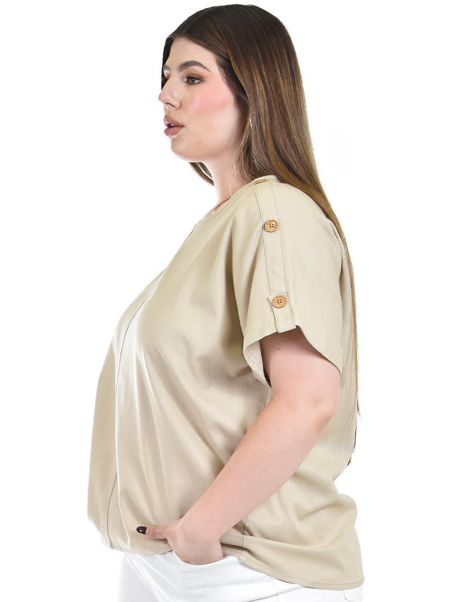 Blusa manga corta para mujer 2