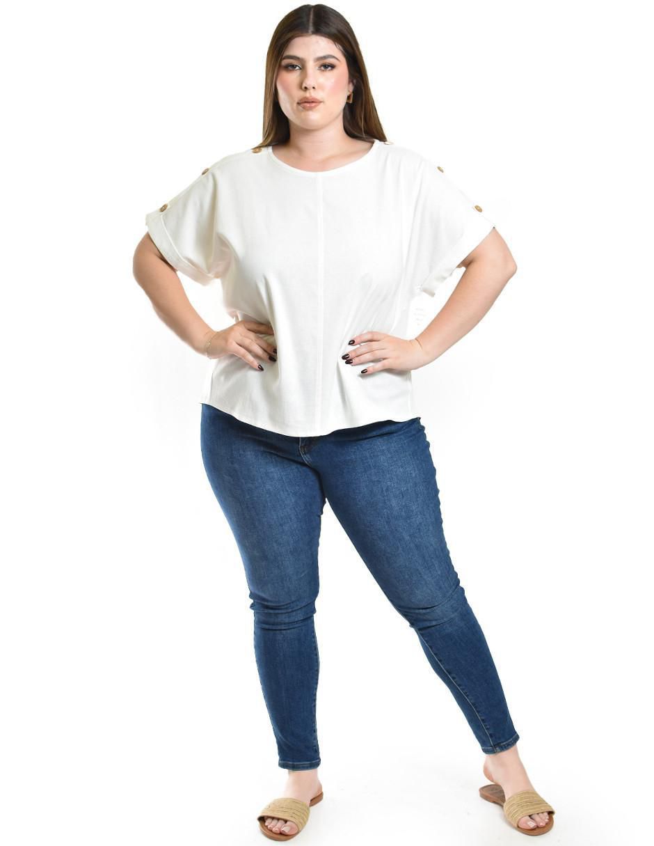 Blusa manga corta para mujer 5