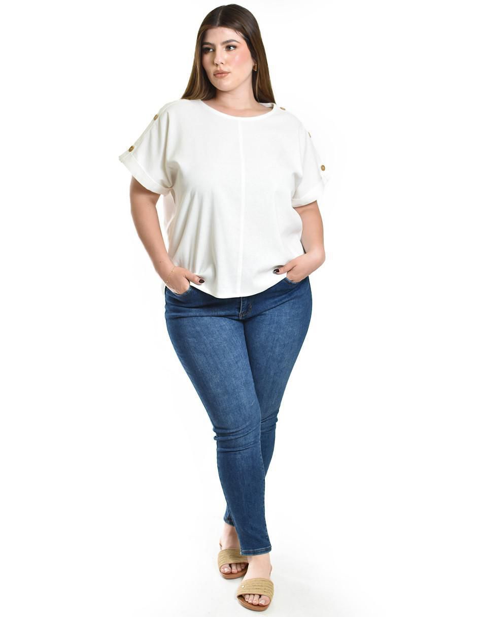 Blusa manga corta para mujer 6