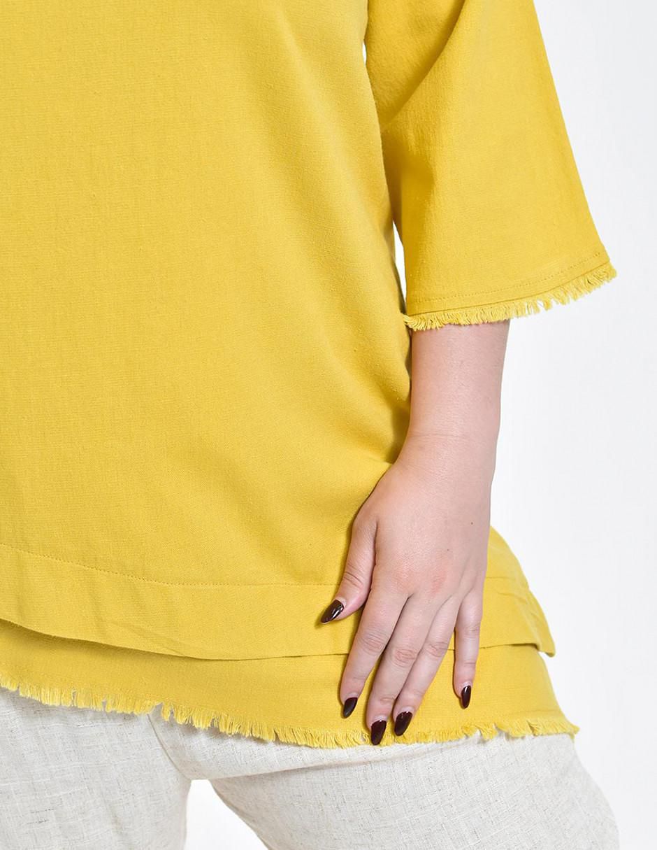Blusa manga 3/4 para mujer 4