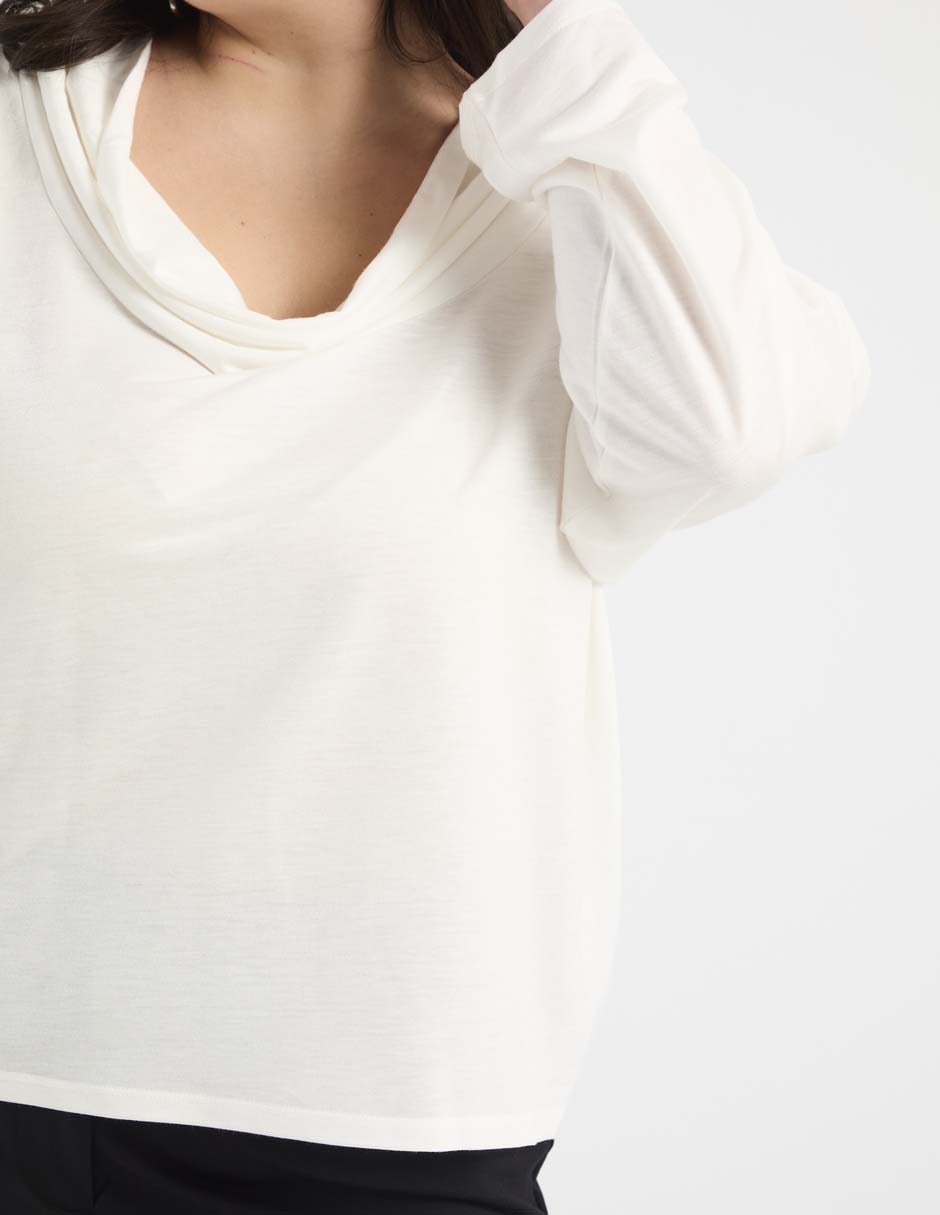 Blusa manga larga para mujer 4