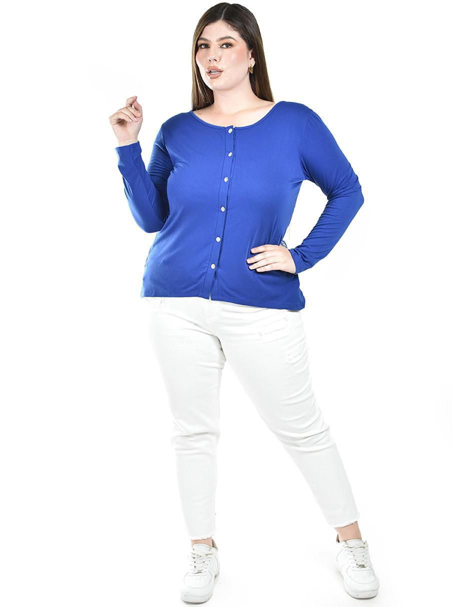 Blusa manga larga para mujer 4