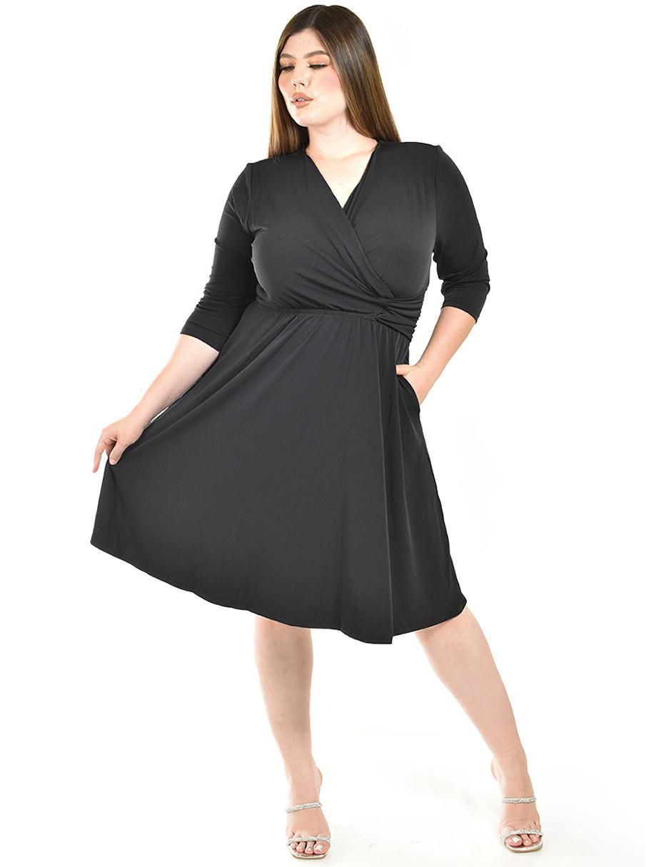 Vestido a la rodilla casual para mujer 5