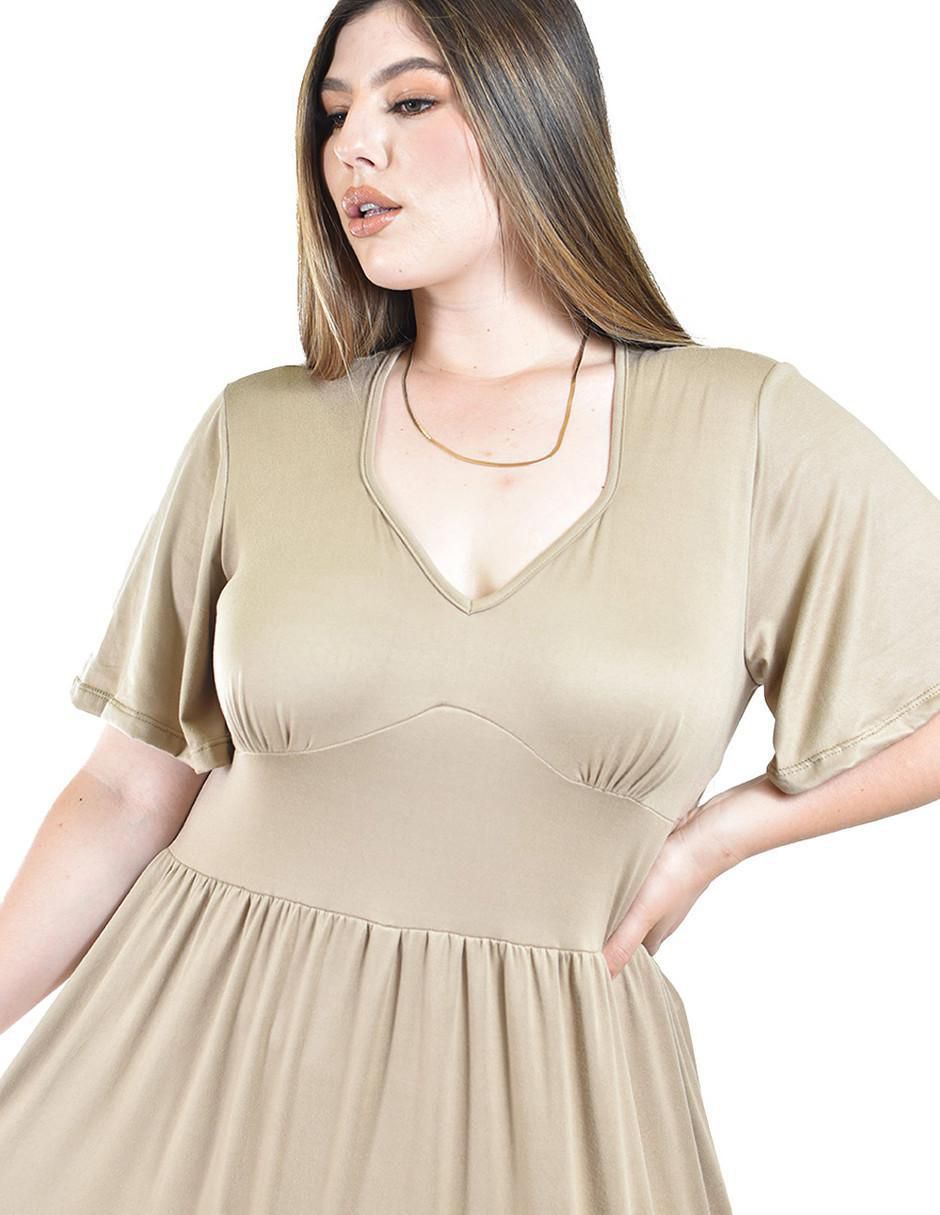 Vestido midi casual para mujer 4