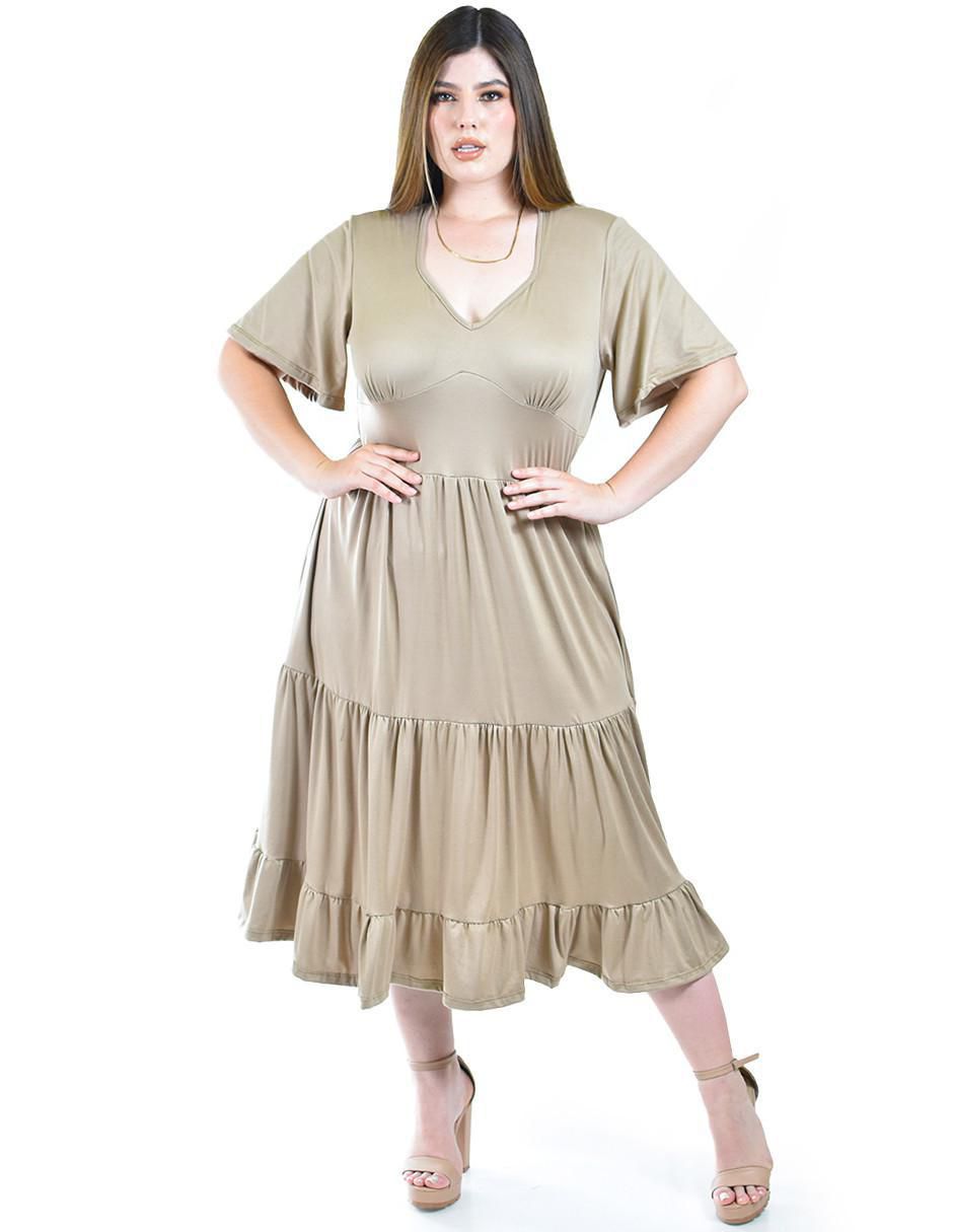Vestido midi casual para mujer 5