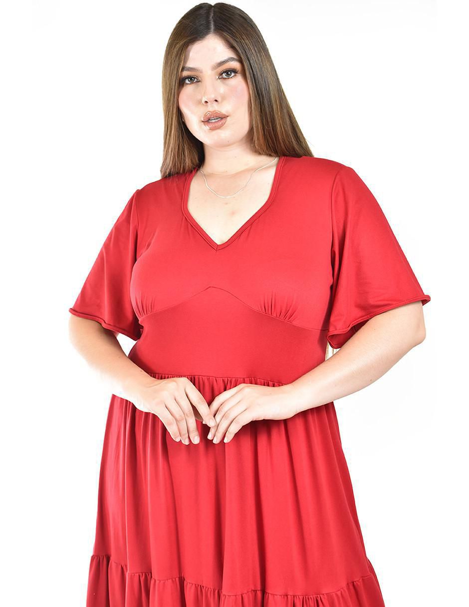 Vestido midi casual para mujer 4