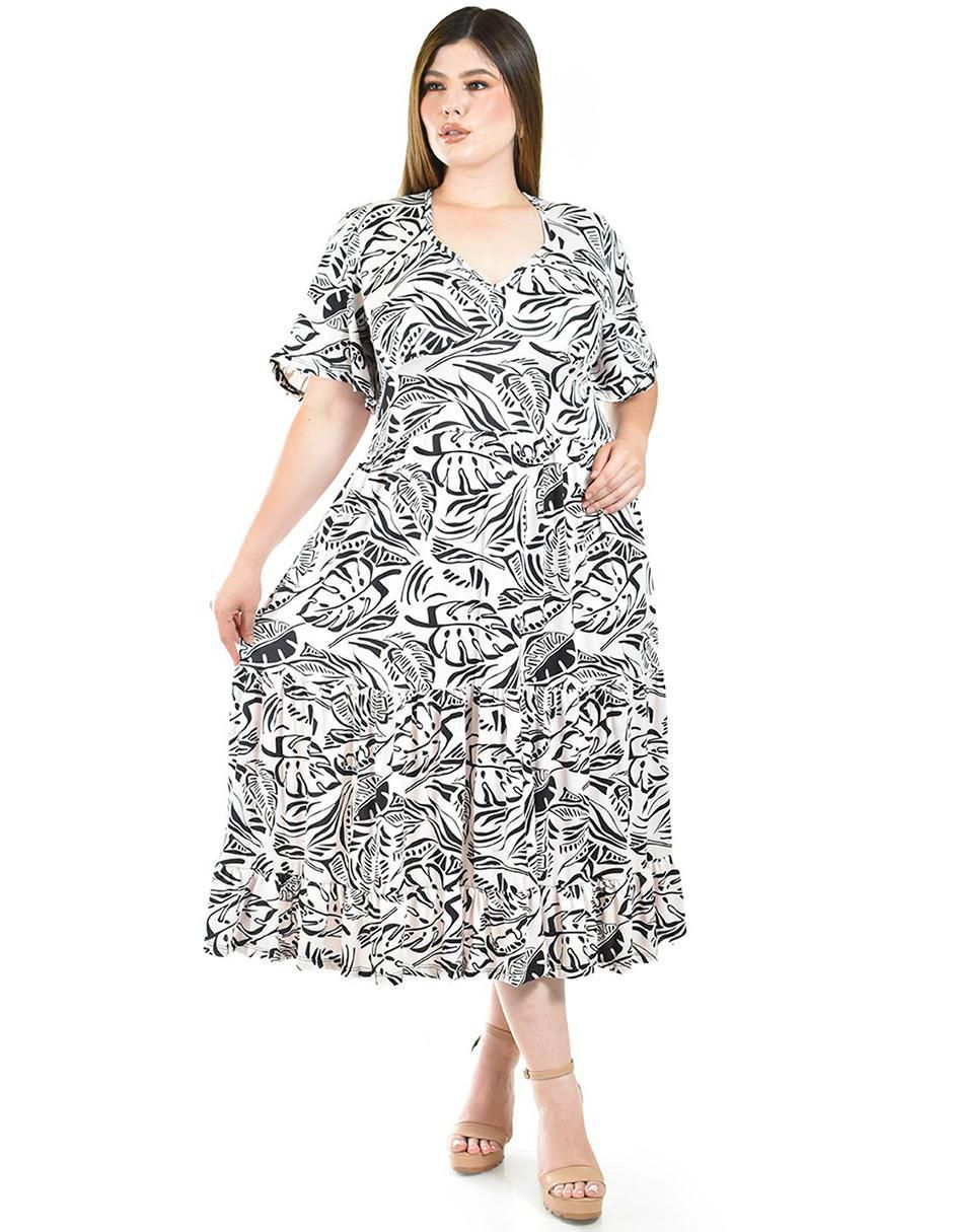 Vestido midi casual para mujer Vestido midi casual para mujer