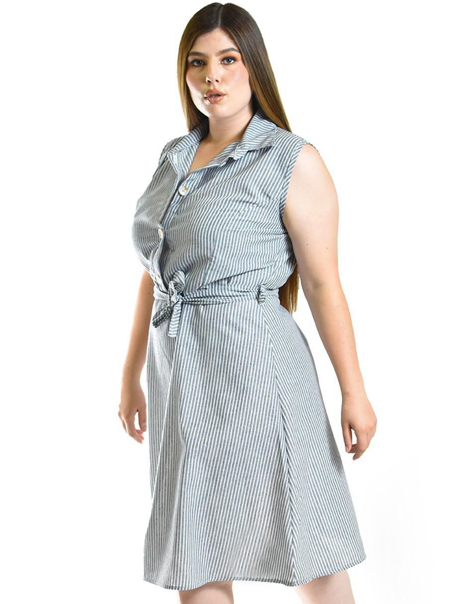 Vestido a la rodilla casual para mujer 2