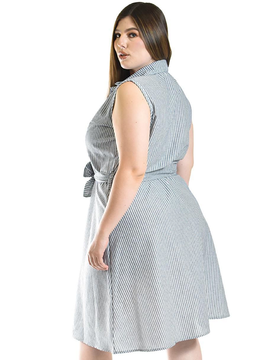 Vestido a la rodilla casual para mujer 3