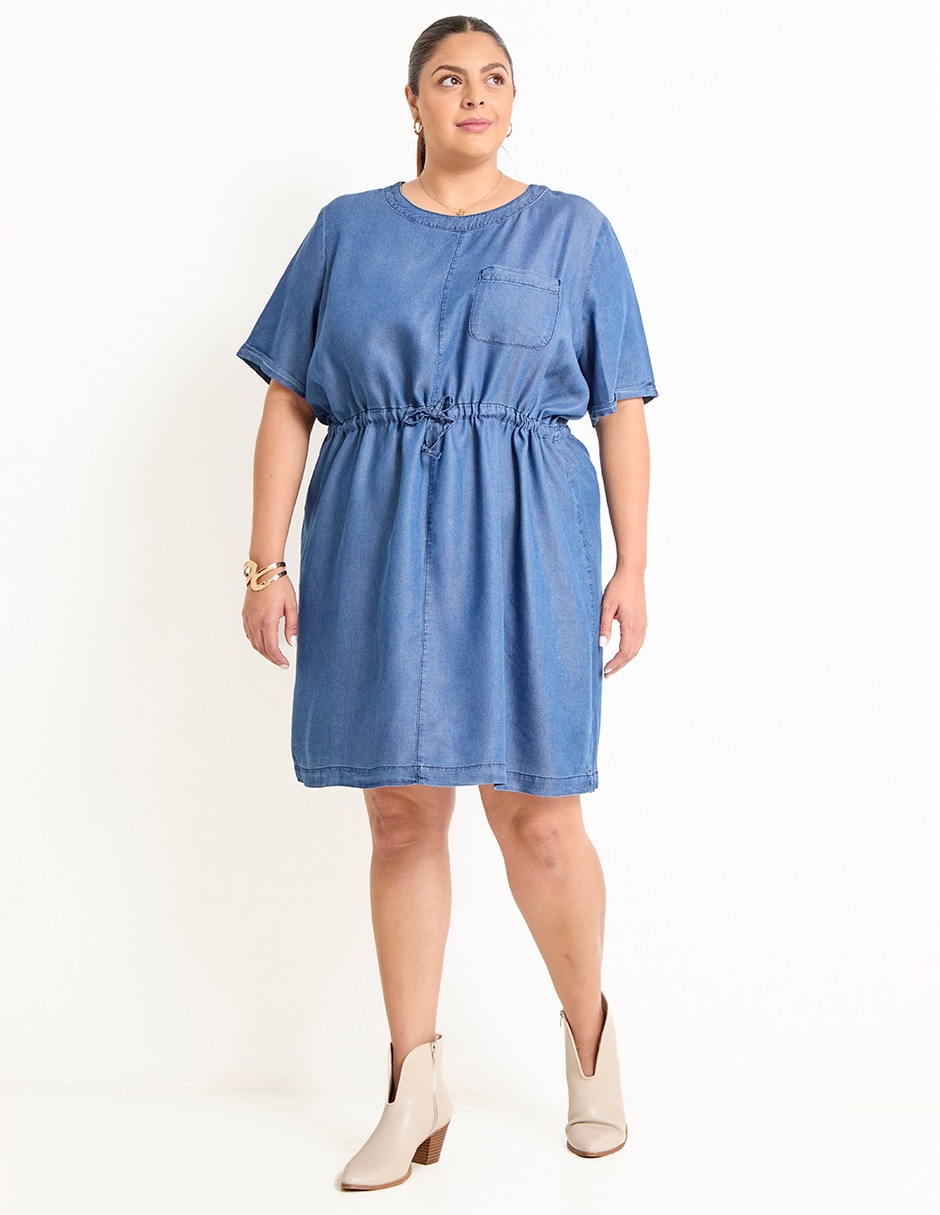 Vestido a la rodilla casual para mujer 3