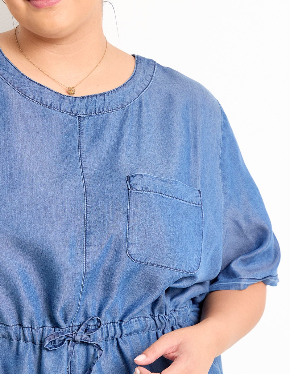 Vestido a la rodilla casual para mujer 4