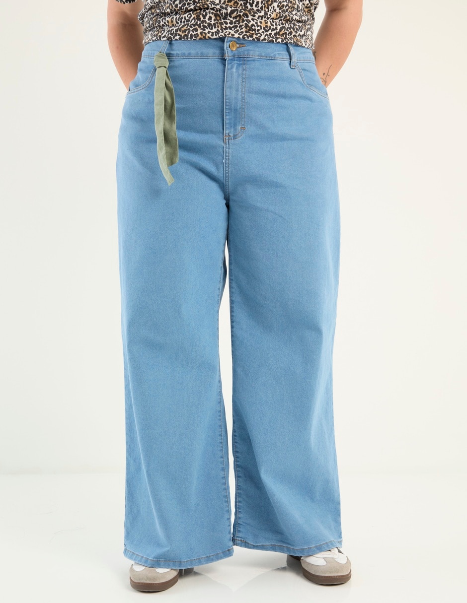 Jeans wide leg para mujer