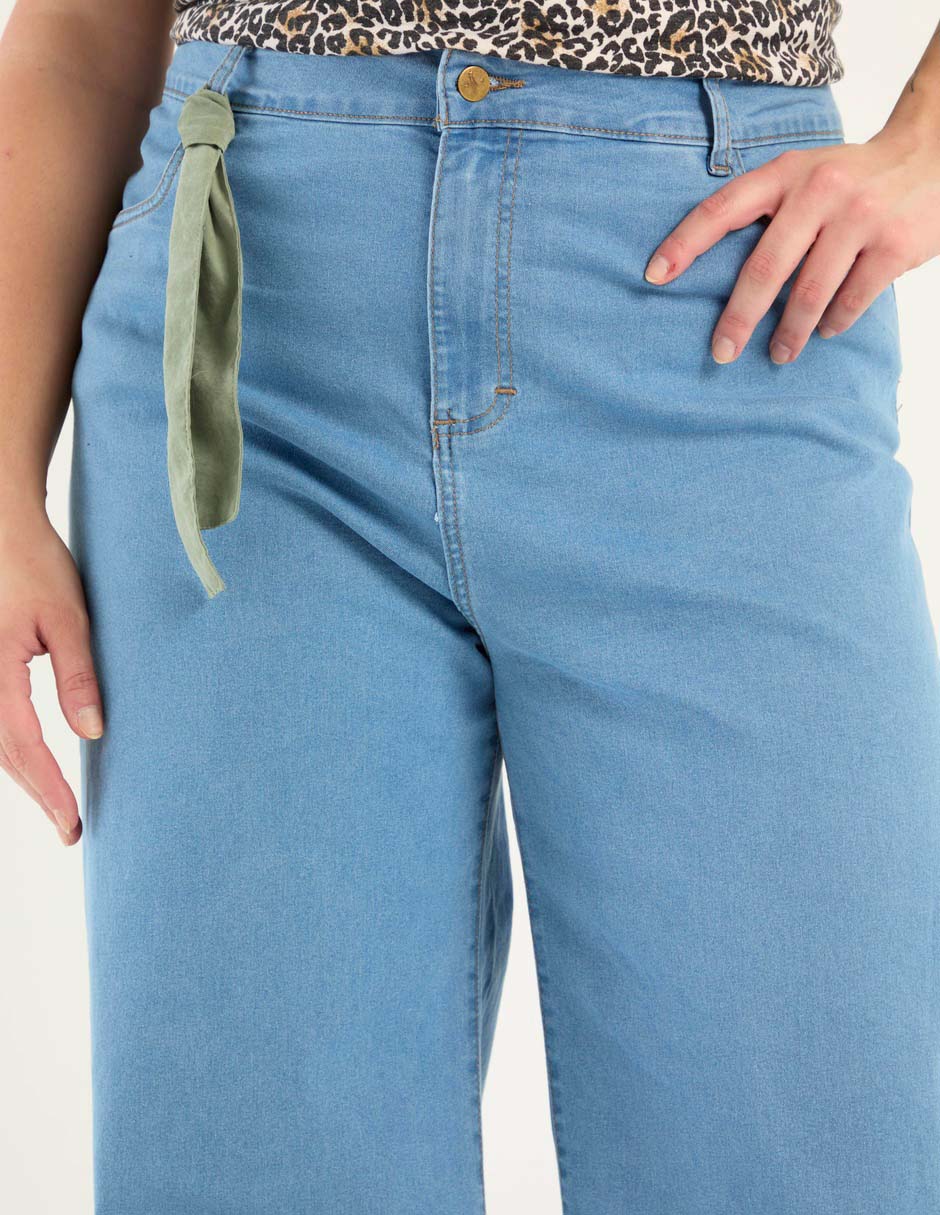 Jeans wide leg para mujer 4