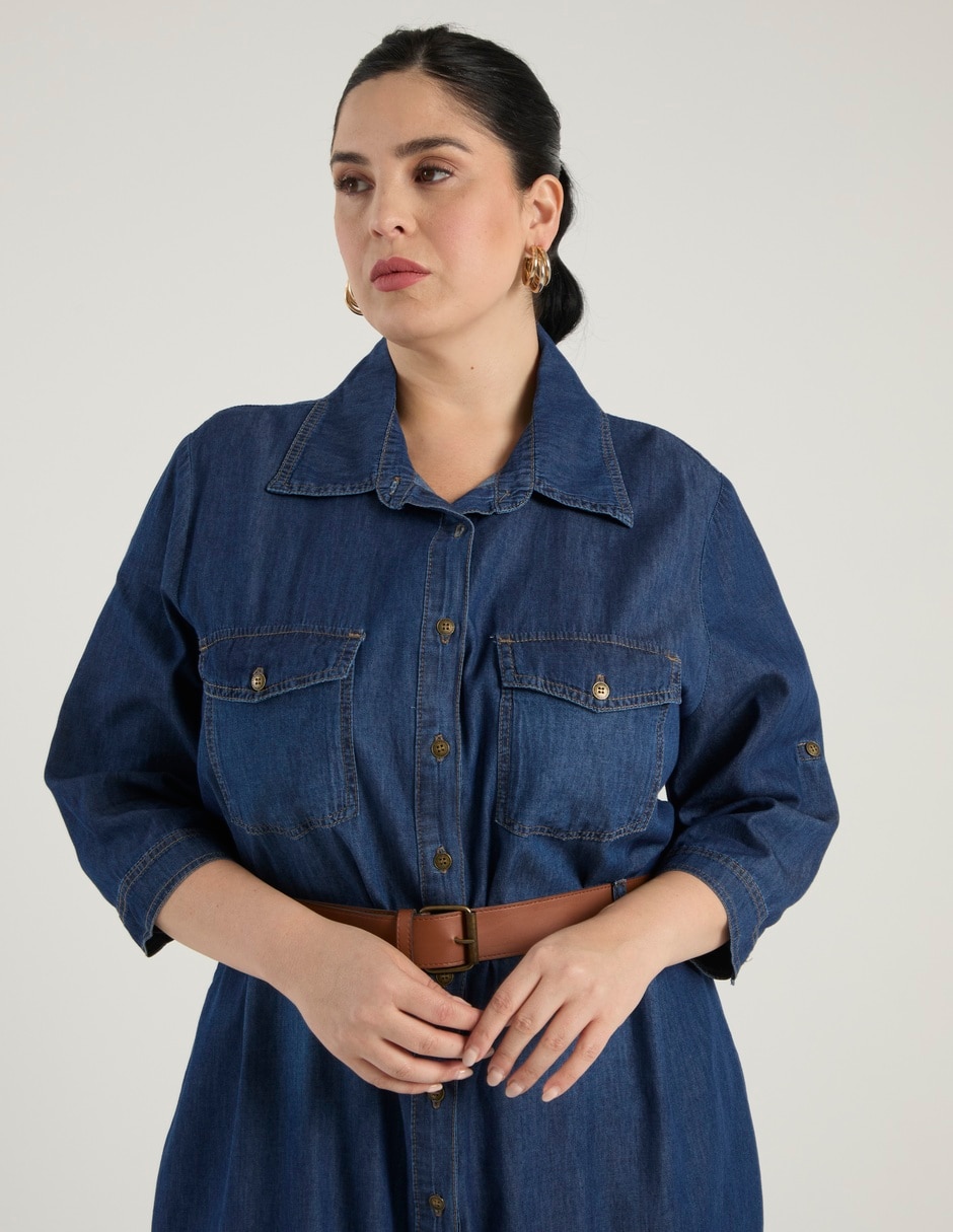 Vestido largo casual para mujer 4