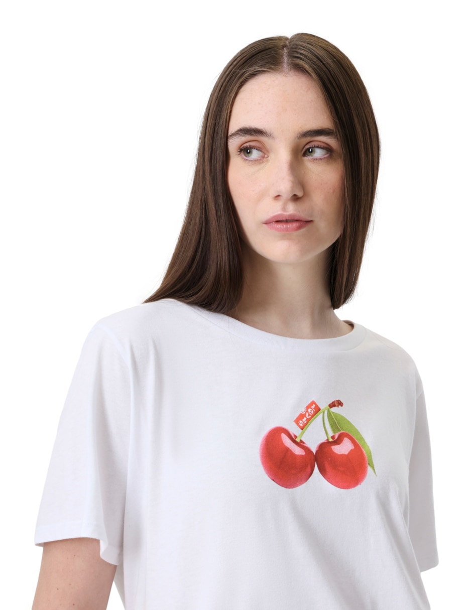 Playera manga corta cuello redondo para mujer 6