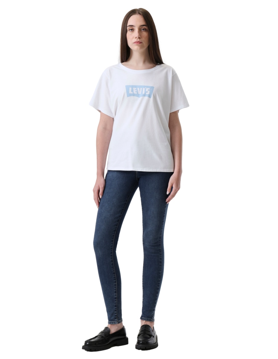 Playera manga corta cuello redondo para mujer 4