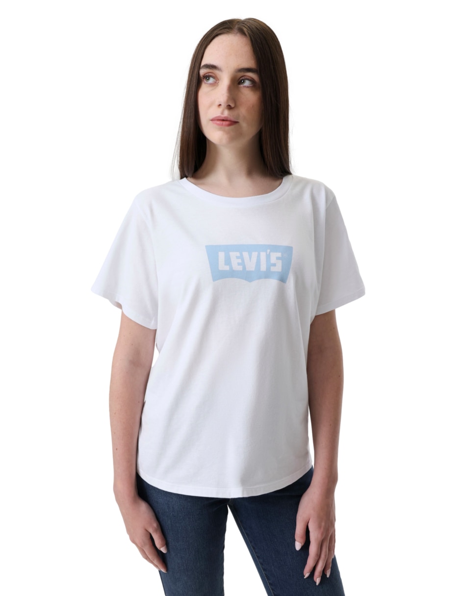 Playera manga corta cuello redondo para mujer 5