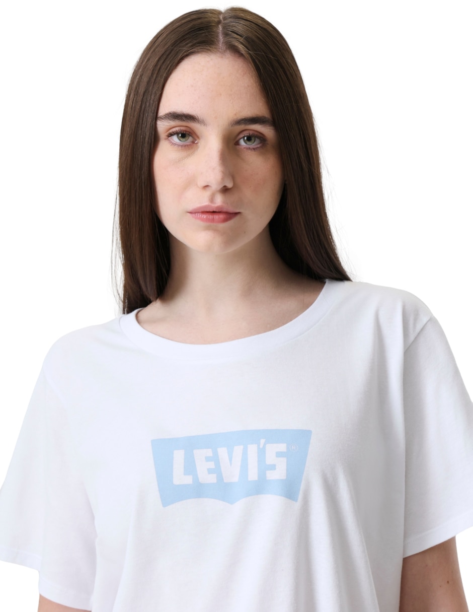 Playera manga corta cuello redondo para mujer 6
