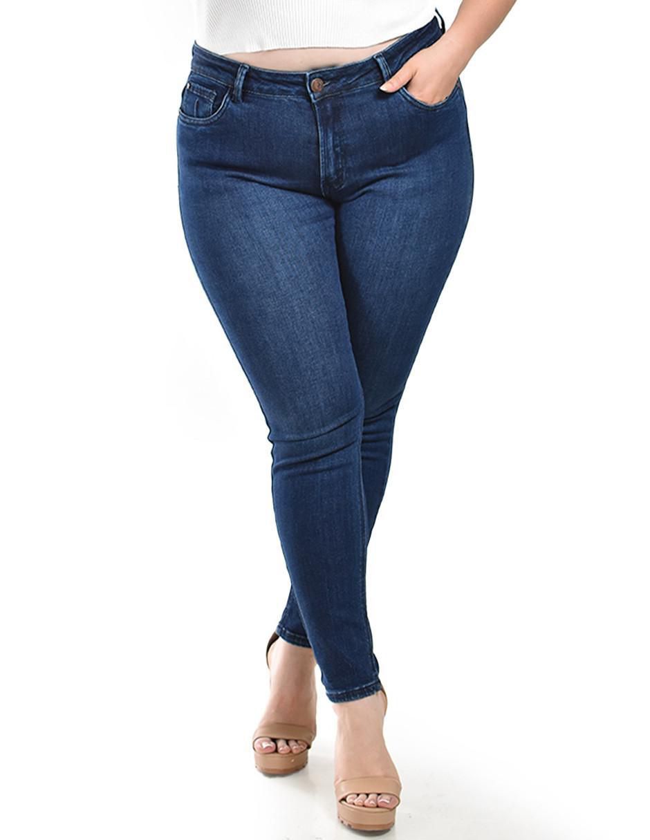 Jeans skinny corte media cintura para mujer Jeans skinny corte media cintura para mujer