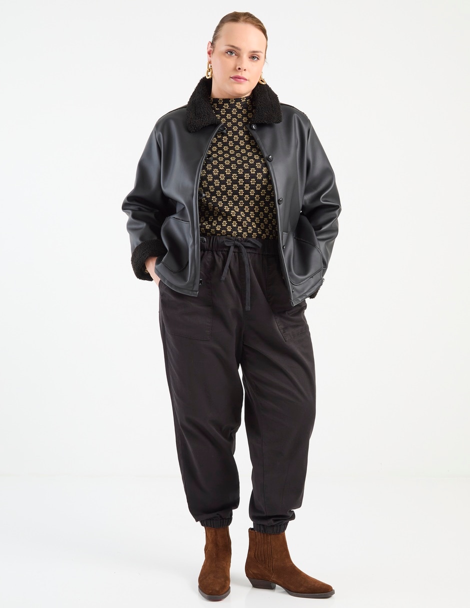 Pantalón jogger regular para mujer 3