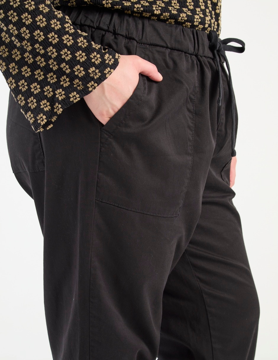 Pantalón jogger regular para mujer 4