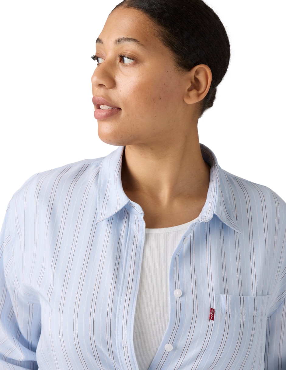 Blusa Levi's manga larga para mujer 4