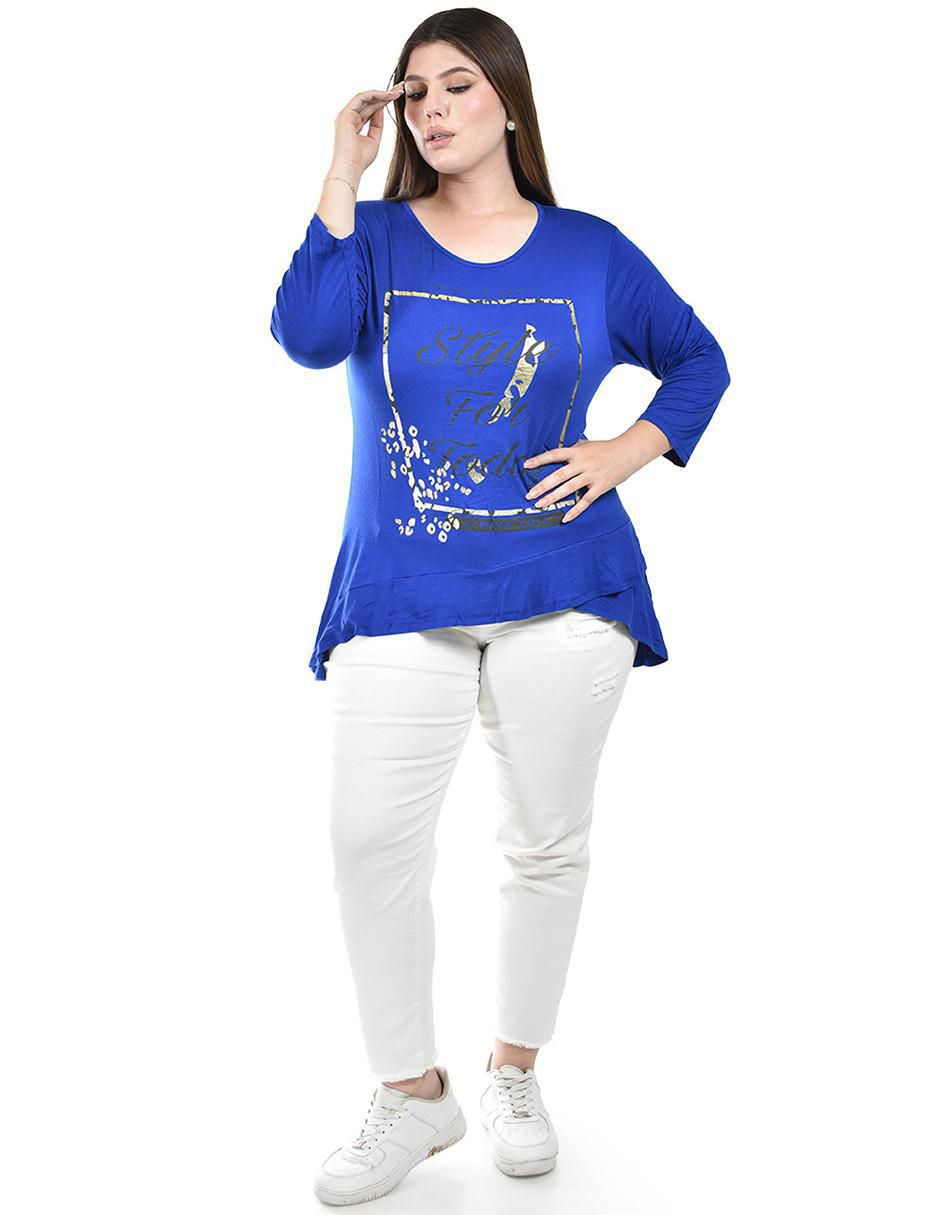 Blusa manga 3/4 para mujer 4