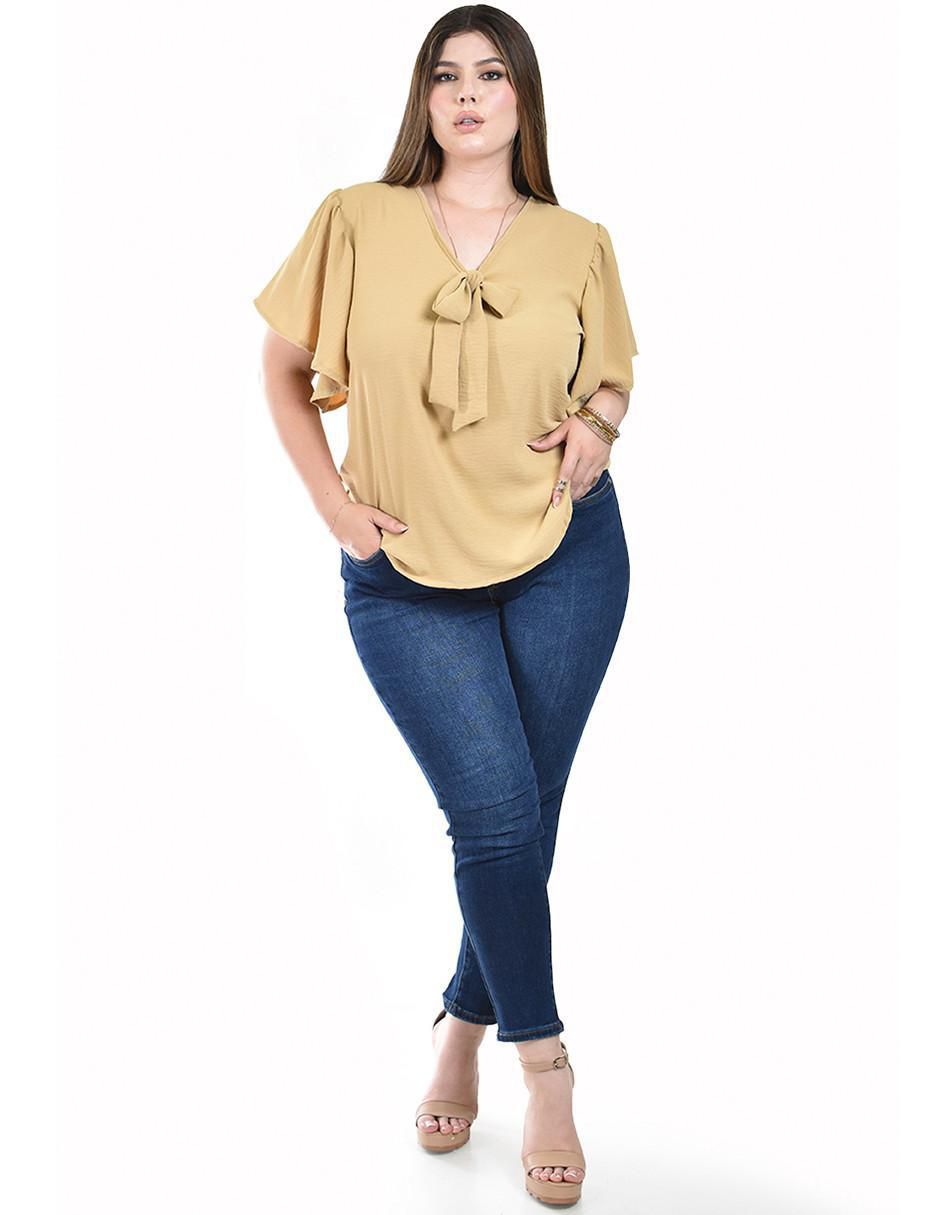Blusa manga corta para mujer 4