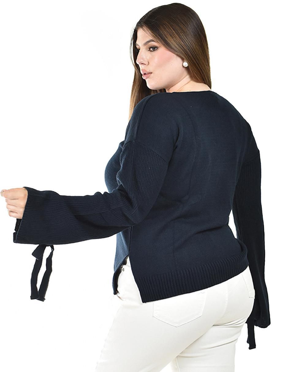 Suéter cuello redondo para mujer 3