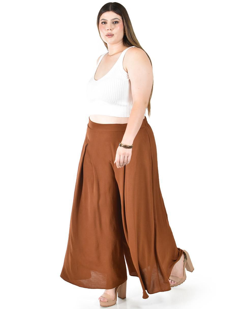 Pantalón plisado amplio para mujer 2