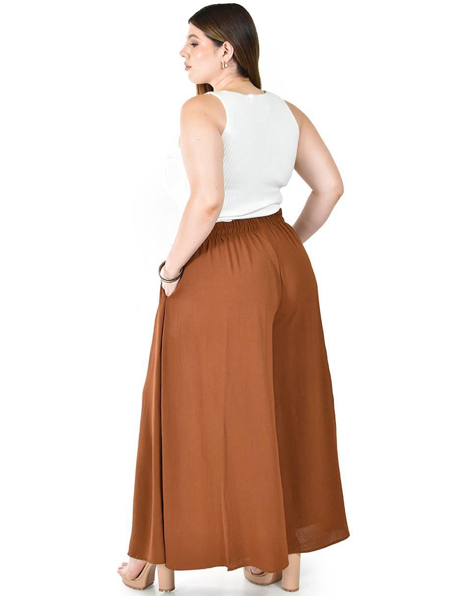 Pantalón plisado amplio para mujer 3