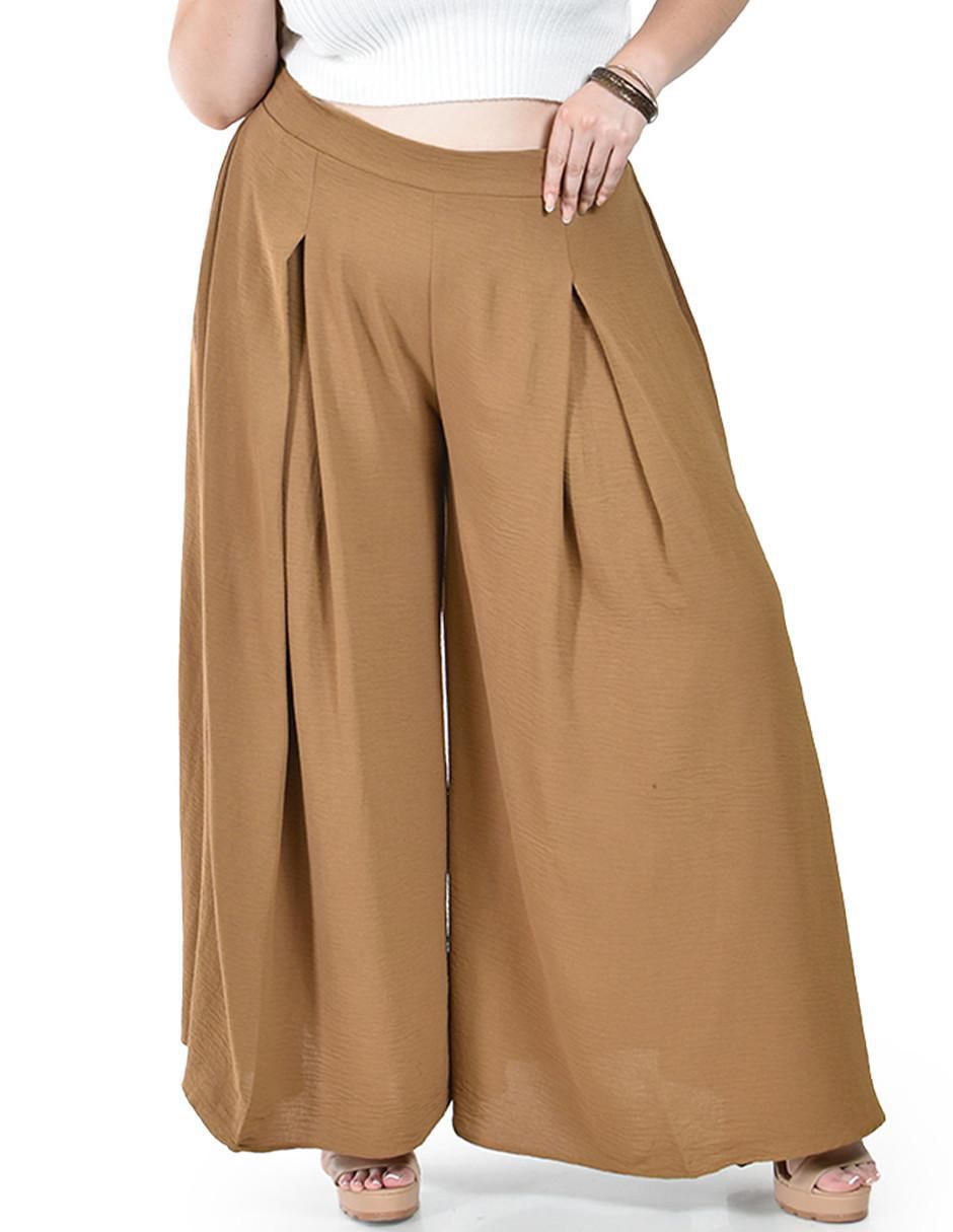 Pantalón coulotte amplio para mujer