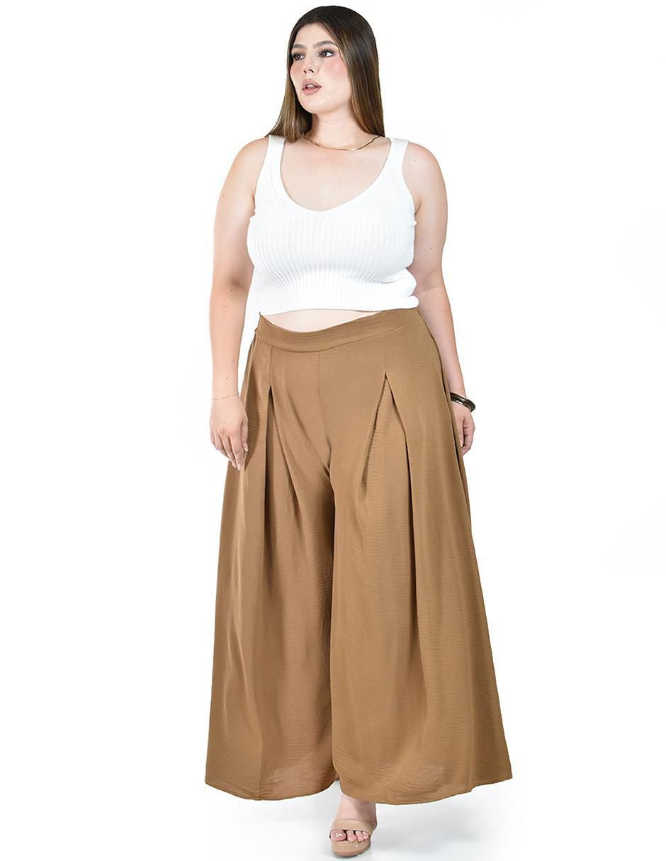 Pantalón coulotte amplio para mujer 5