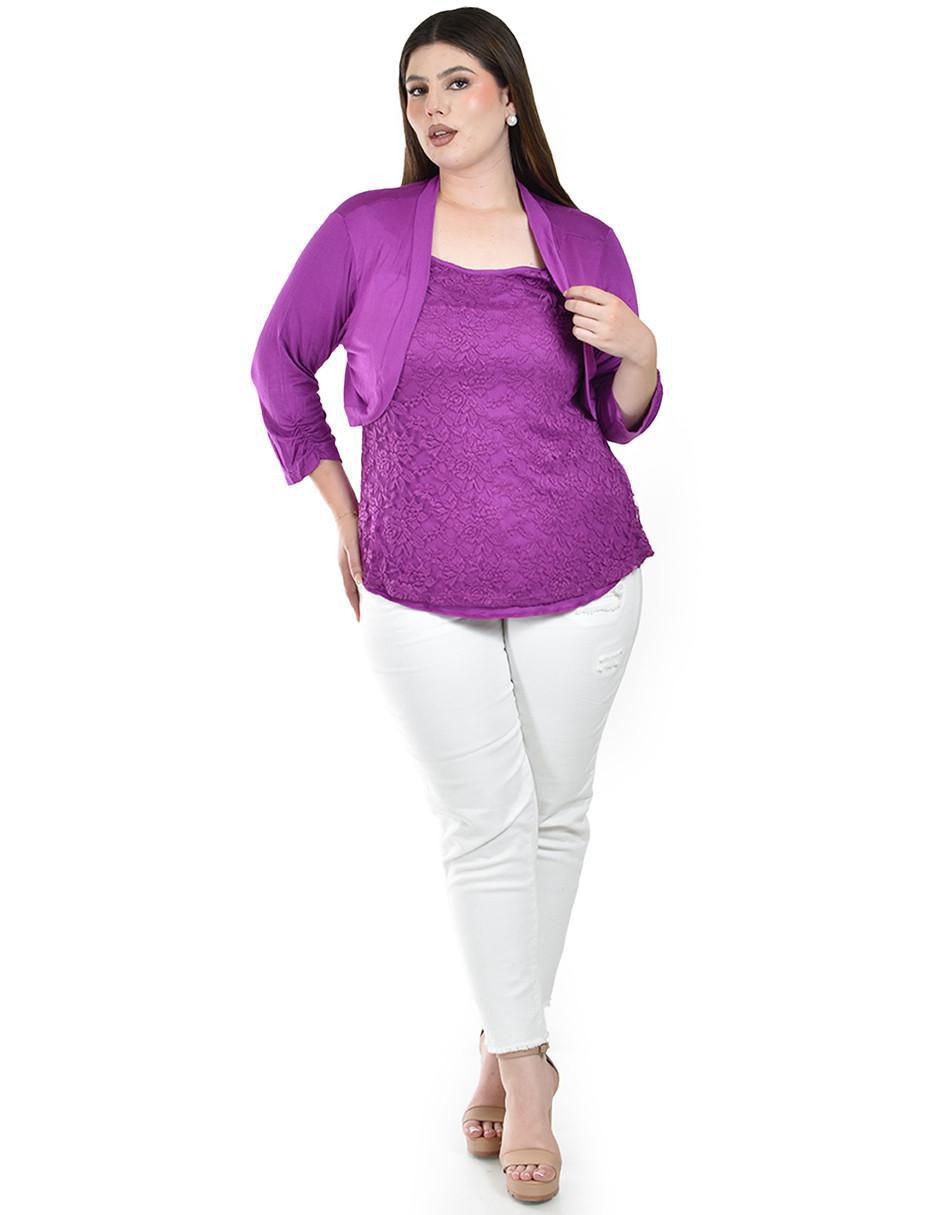 Blusa manga 3/4 para mujer 4