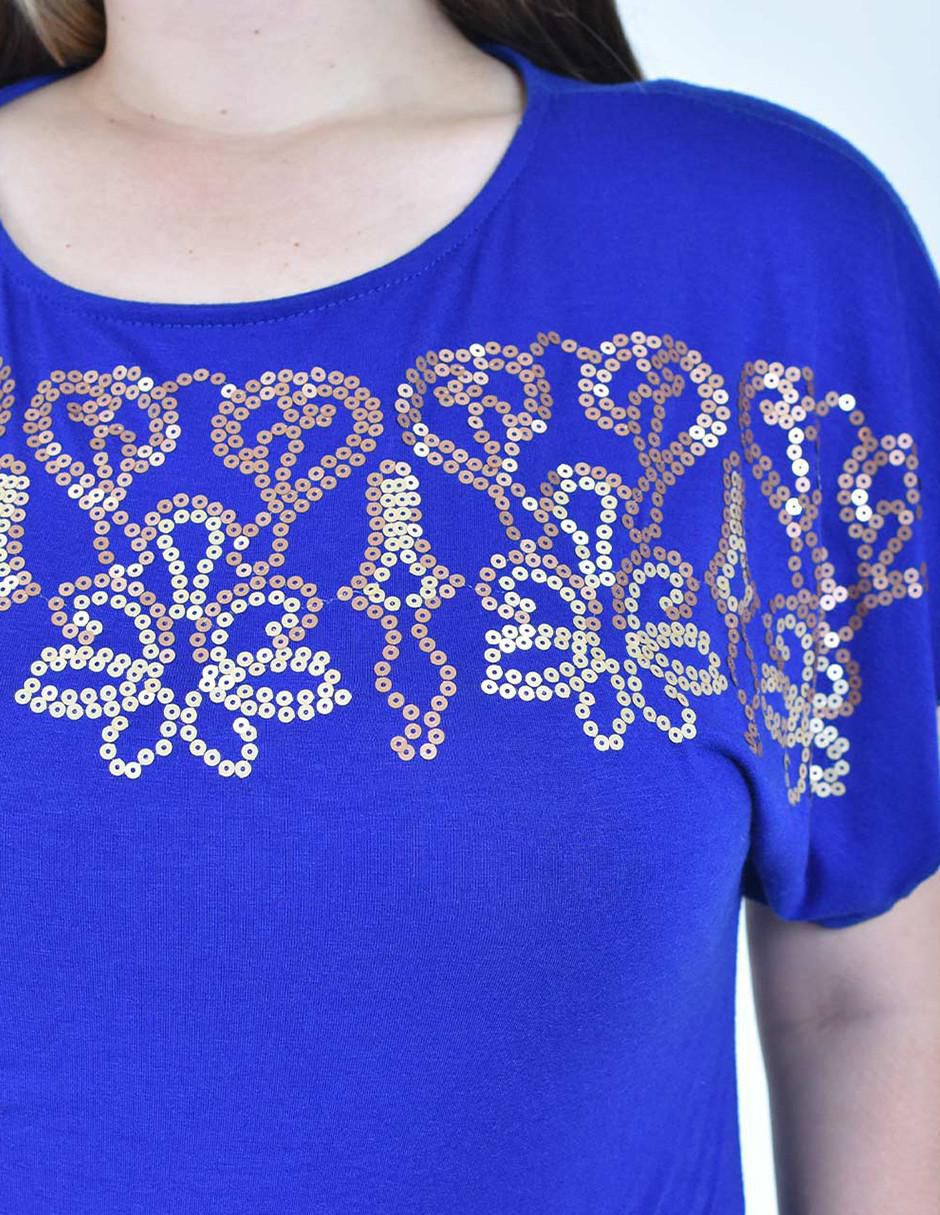 Blusa manga corta para mujer 4