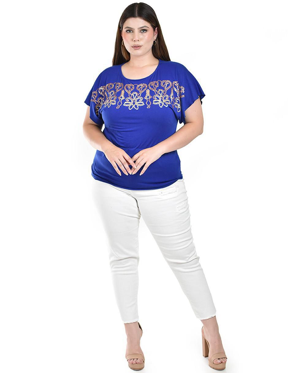 Blusa manga corta para mujer 5