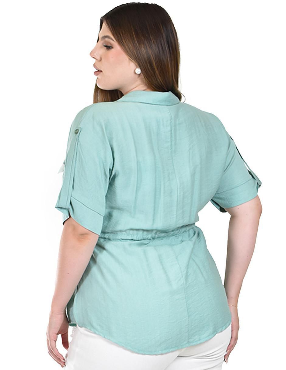 Blusa manga corta para mujer 3