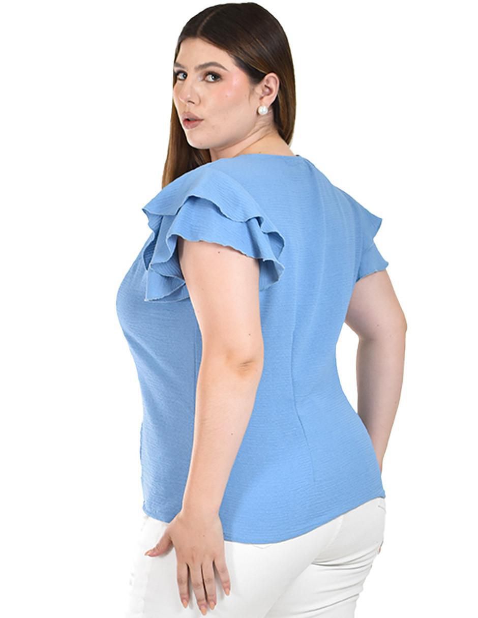 Blusa manga corta para mujer 3