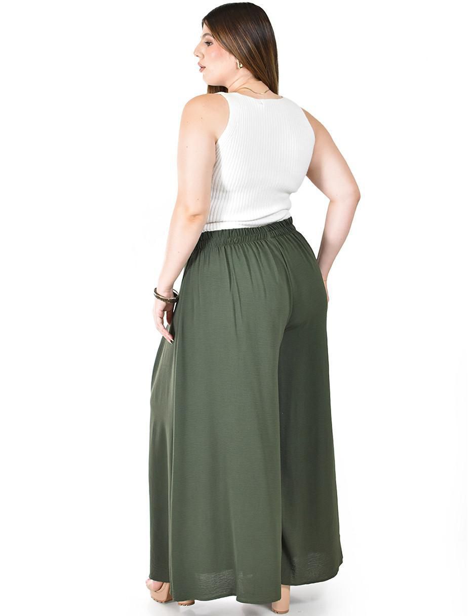 Pantalón de vestir amplio para mujer 3