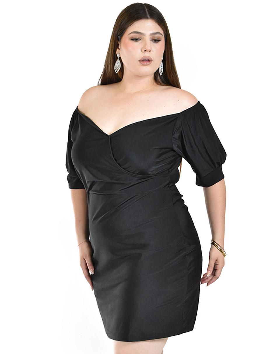 Vestido corto de fiesta escote corazón 2