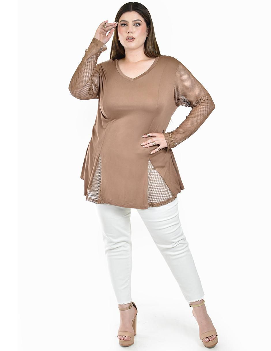 Blusa manga larga para mujer 4