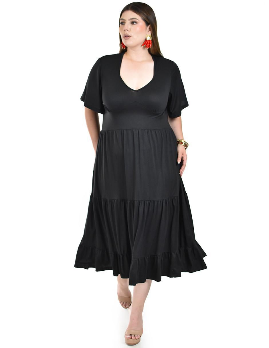 Vestido midi casual para mujer 4